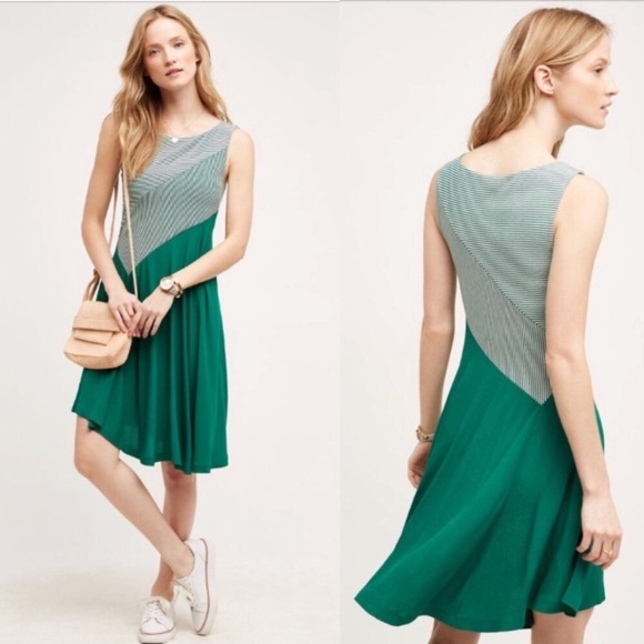 Anthropologie Dresses & Skirts - Anthropologie Maeve striped swing dress